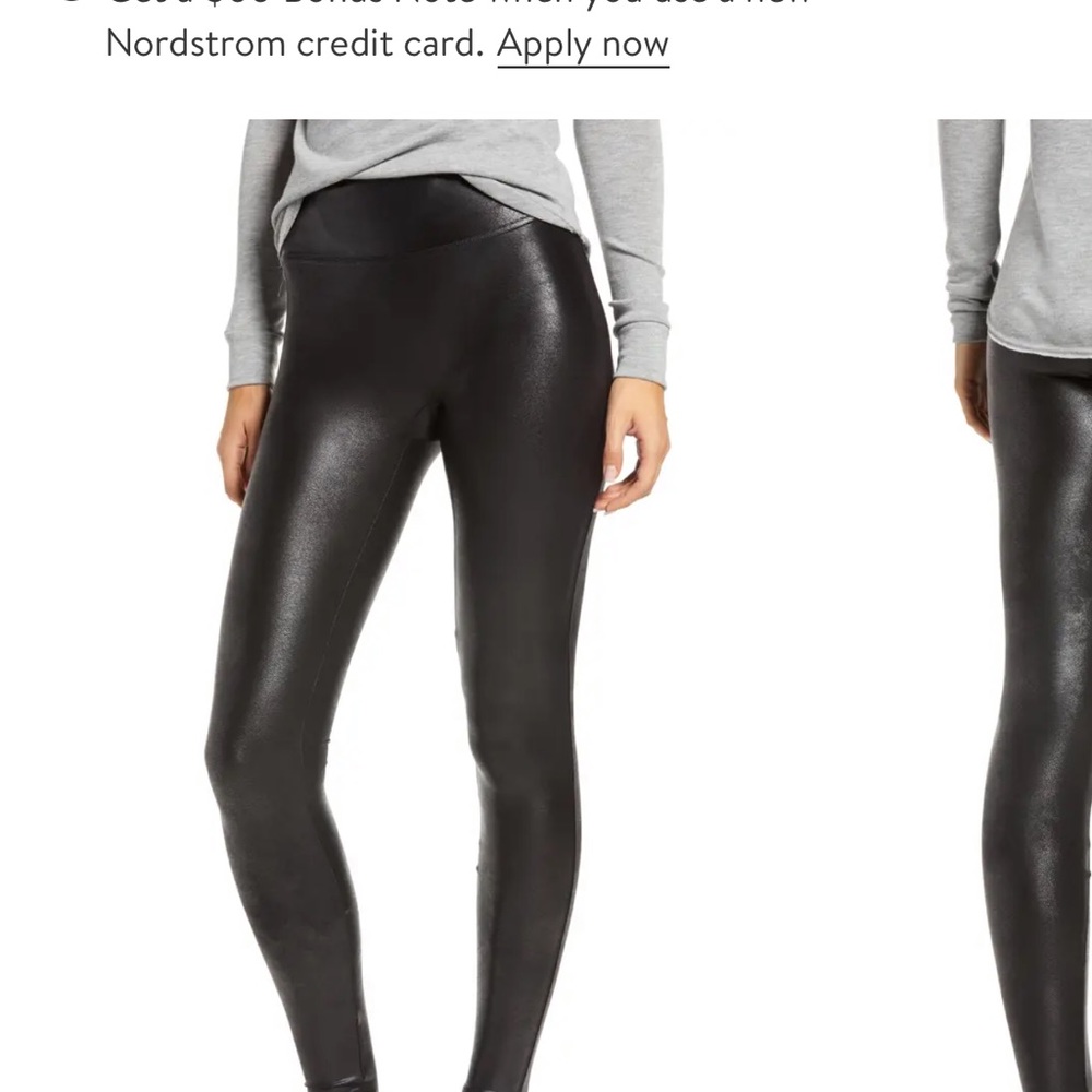 Spanx Faux Leather Leggings